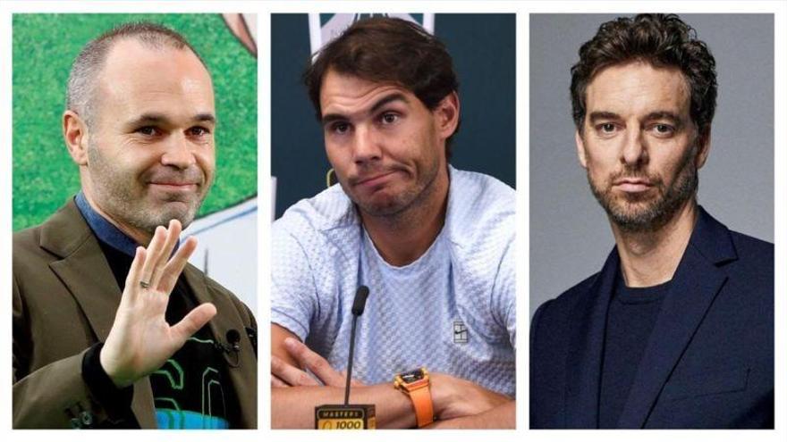 Nadal, Gasol e Iniesta, los más valorados por los españoles