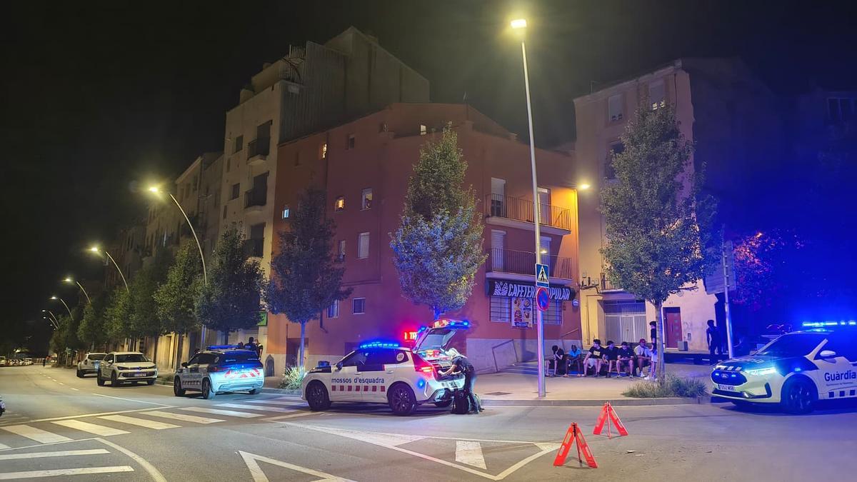 Els fets van passar abans de la mitjanit i van tallar durant una estona la via Sant Ignasi prop de la capella del Remei
