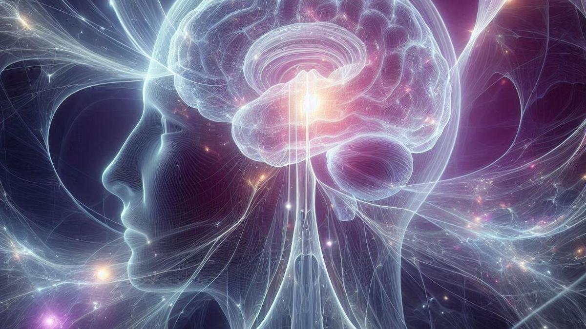 Recreación artísitca del eco cuántico del pensamiento.