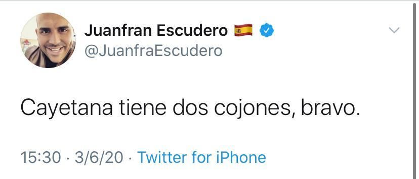 El exconcejal de Cs Juan Francisco Escudero se autodeclara fascista