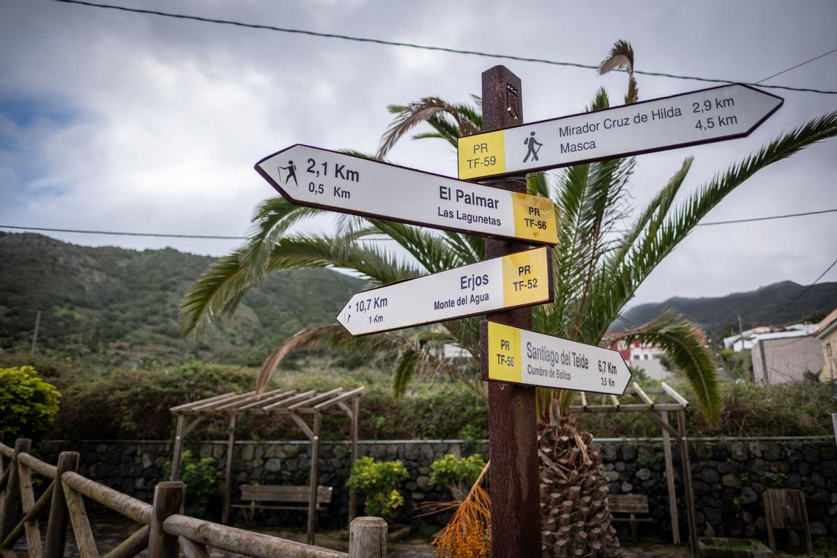 Así es la vida en Las Portelas, localidad de Buenavista del Norte con apenas unos pocos habitantes.