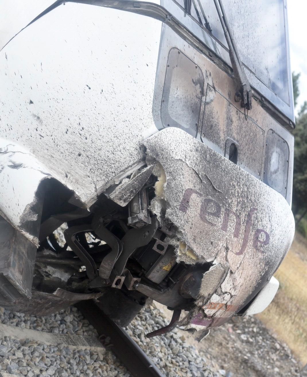 Imágenes del accidente del tren Madrid-Zafra