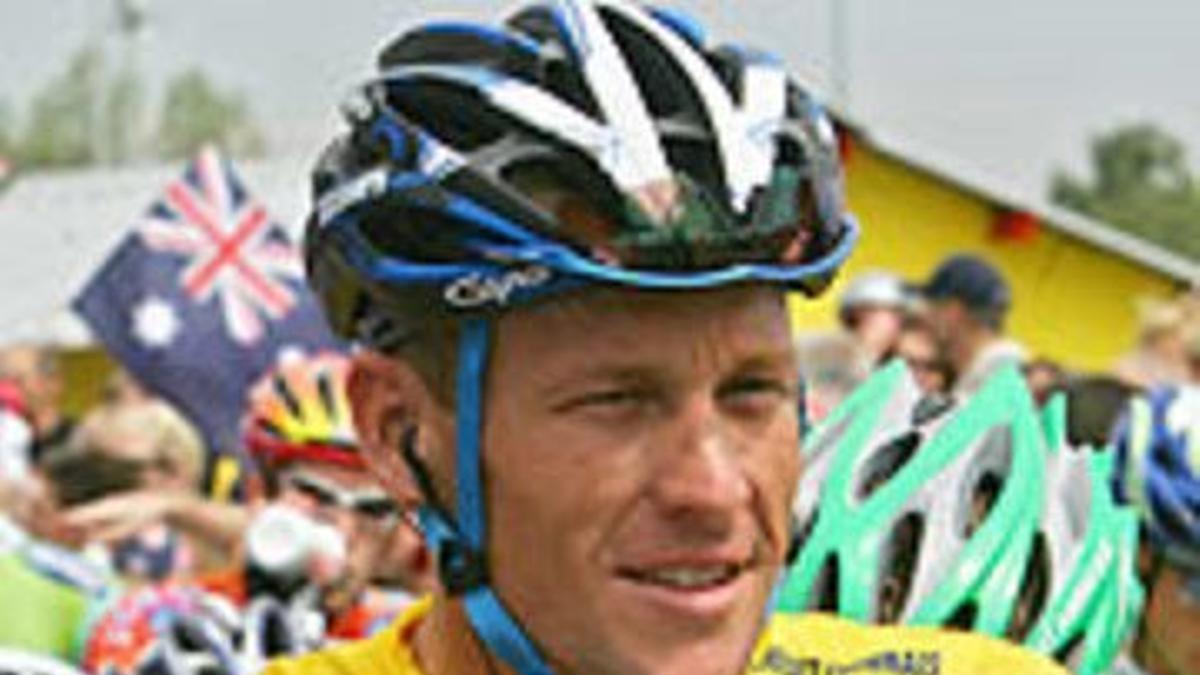 Lance Amstrong, durante el Tour de Francia del 2005.