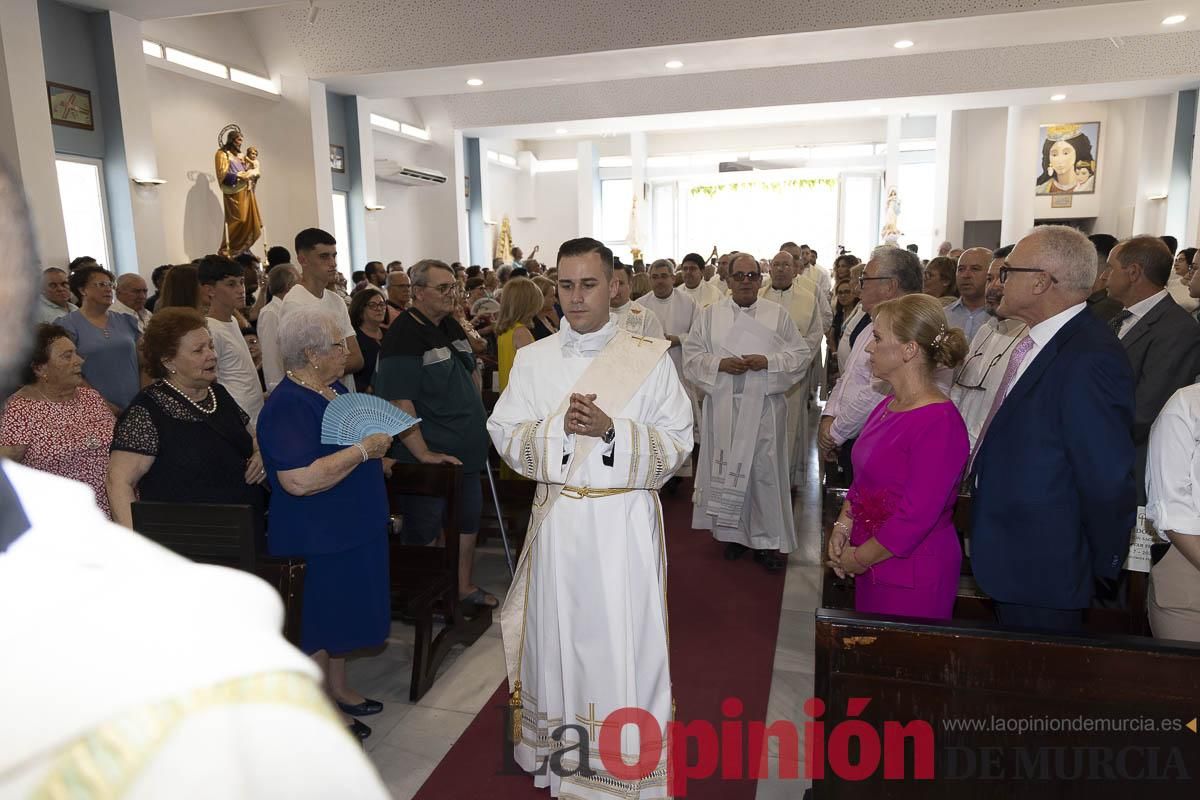 Así se ha vivido la ordenación sacerdotal de Miguel Tovar Fernández en la pedanía molinense de Torrealta
