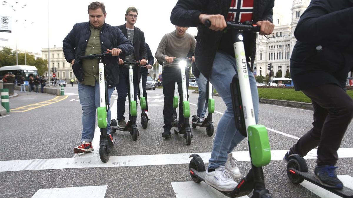 Patinetes eléctricos en Madrid