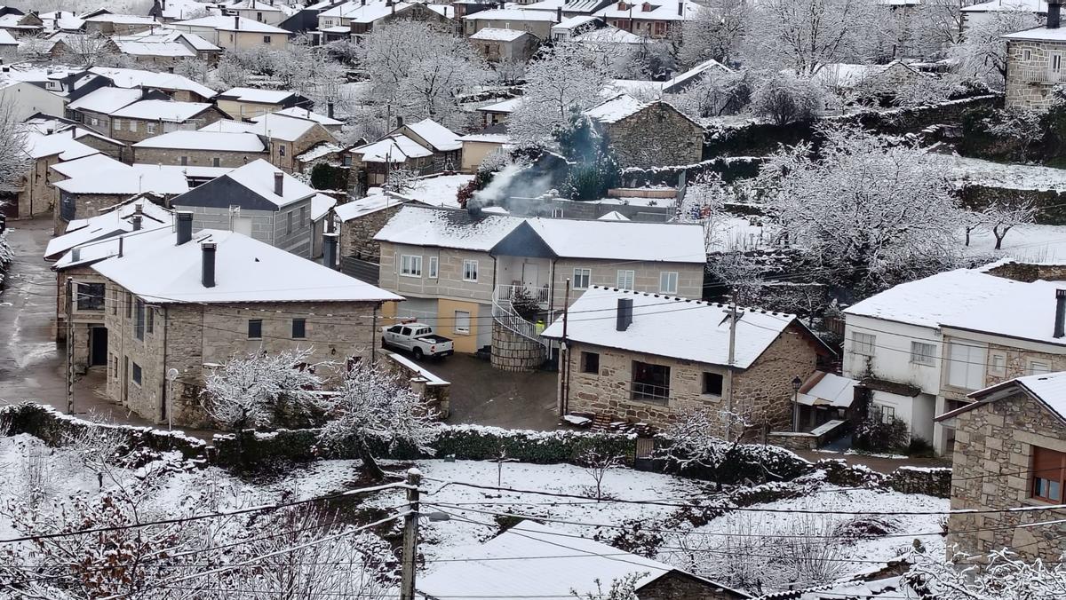 Primeras nevadas en Sanabria