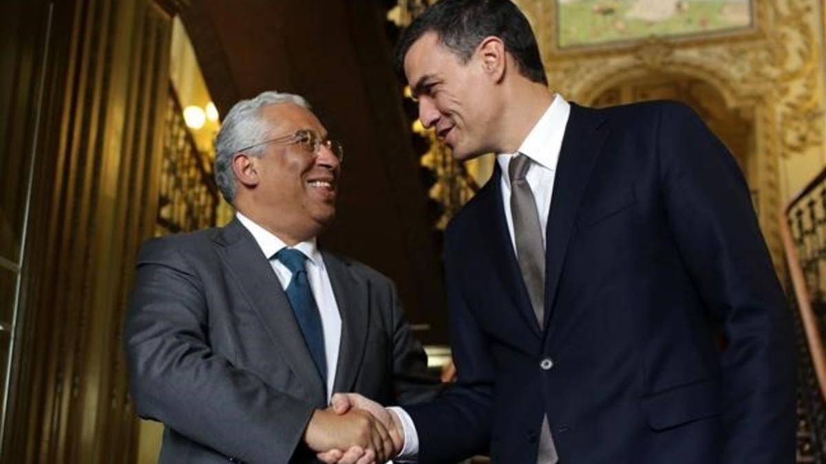 António Costa y Pedro Sánchez