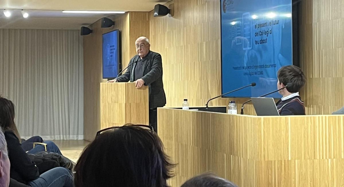 Joaquim Nadal durant la ponència.