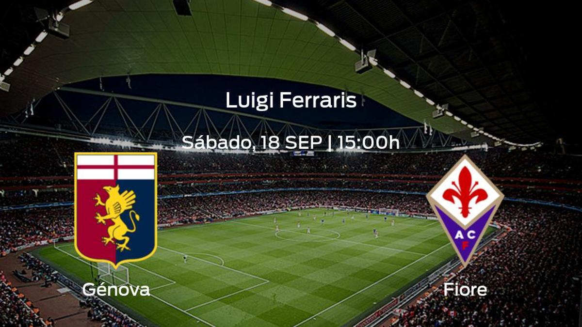 Previa del partido: Génova - Fiorentina