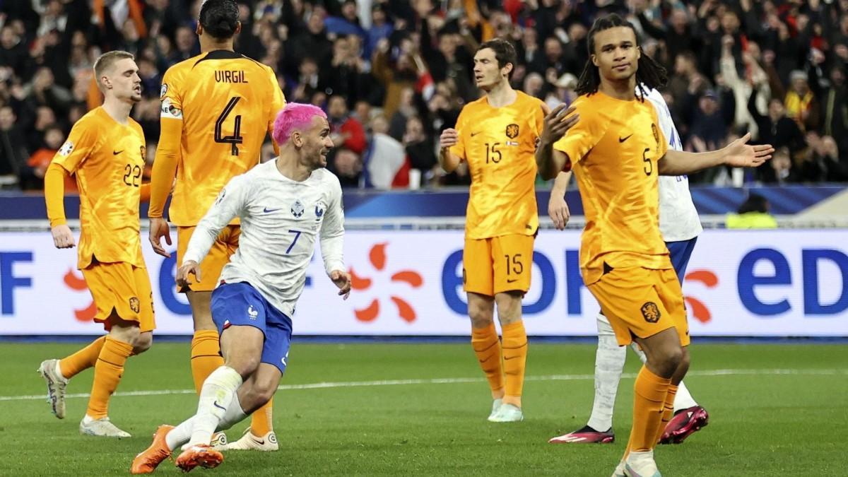 Griezmann abrió el marcador ante Países Bajos