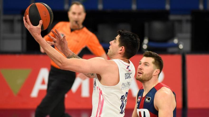 Una acción del Baskonia-Real Madrid.