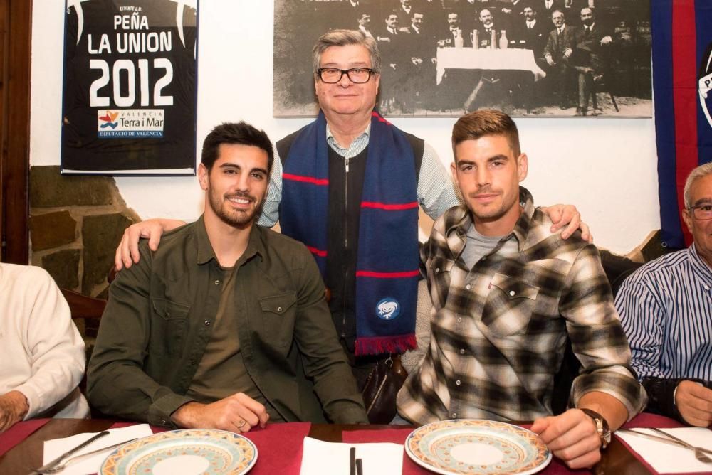 Cena de la peña La Unión con Chema y Raúl