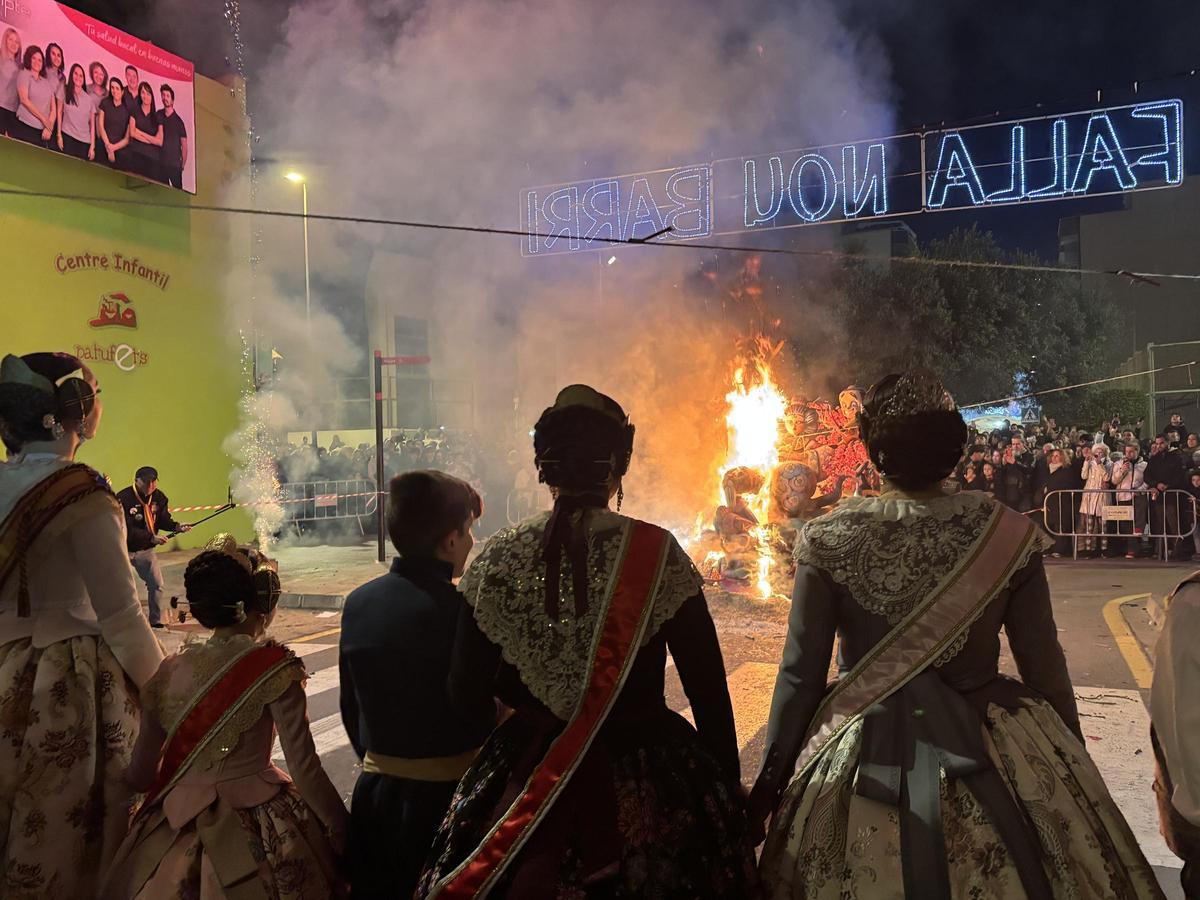 Benicarló despide las Fallas 2026 con la 'Cremà'