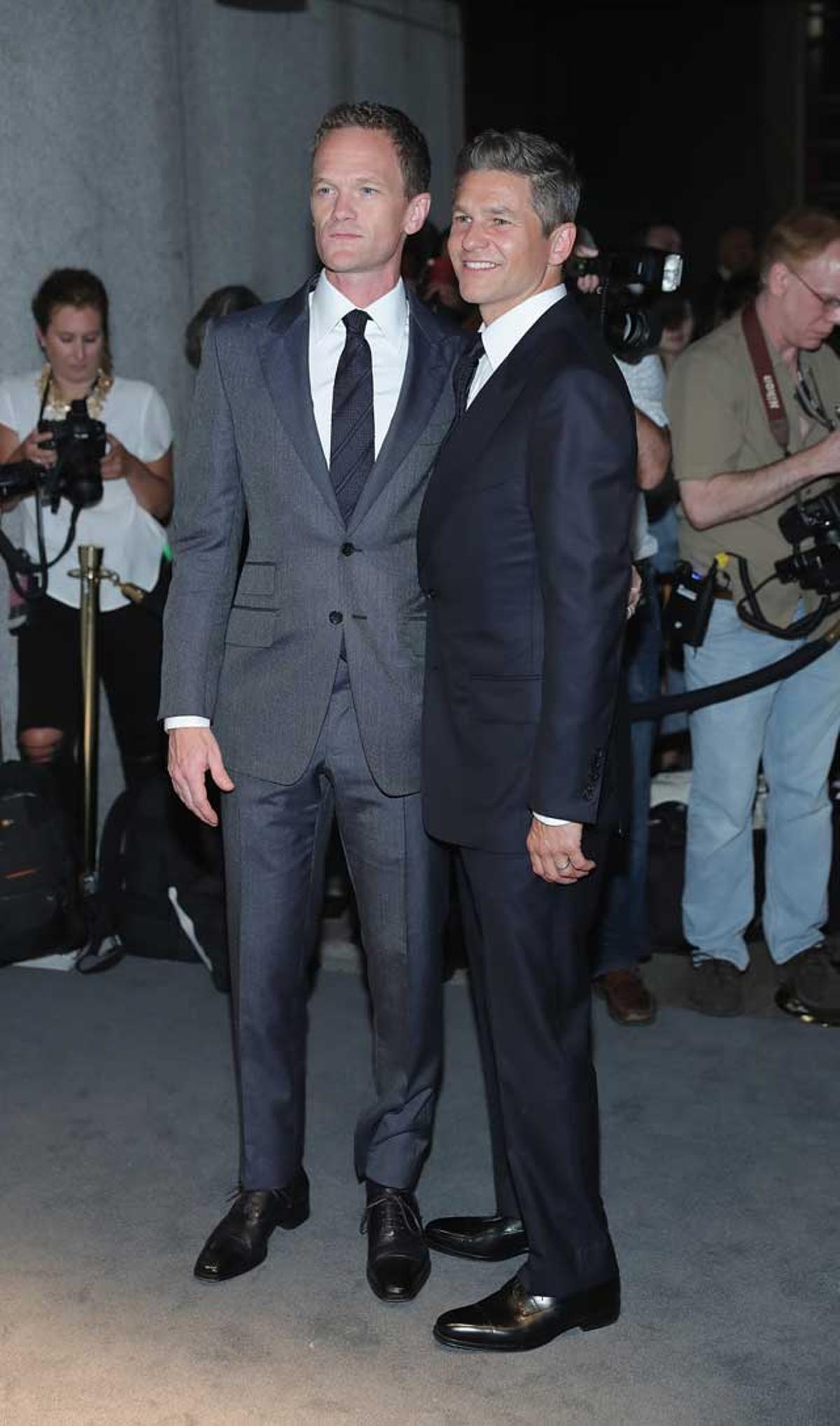Neil Patrick en la New York Fashion Week.