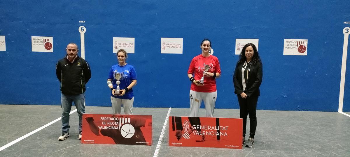 Yolanda, del CPV Almenara, va aconseguir el seu primer títol davant Eva CPV Meliana a la categoria Femenina B.