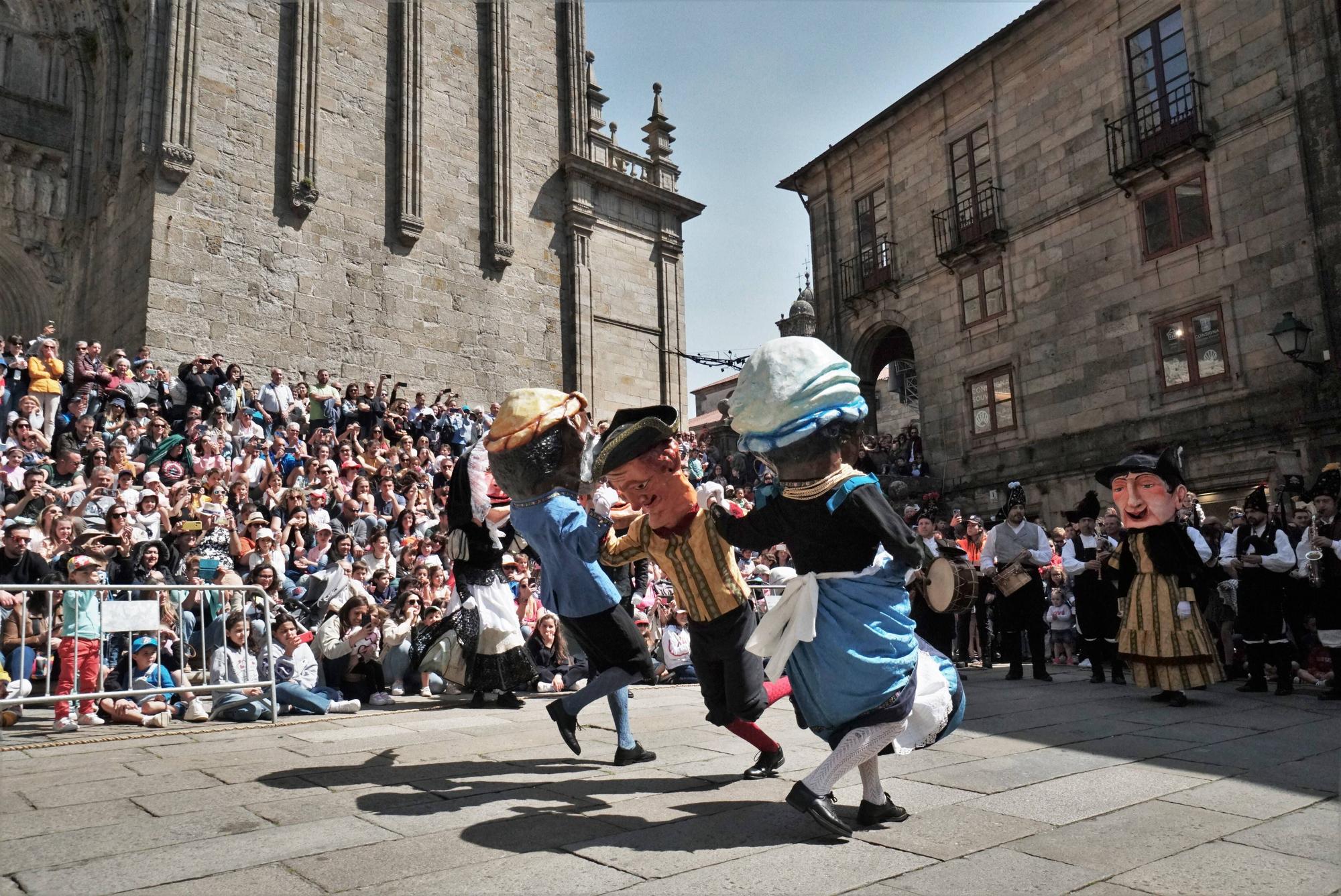 Los Cabezudos en las Fiestas de la Ascensión