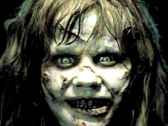 La icónica imagen de la niña de El Exorcista