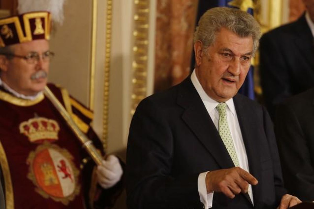 El president del Congrés, Jesús Posada, durant el seu discurs amb motiu de l’aniversari de la Constitució, aquest dissabte. El president del Congrés, Jesús Posada, durant el seu discurs amb motiu de l’aniversari de la Constitució, aquest dissabte.