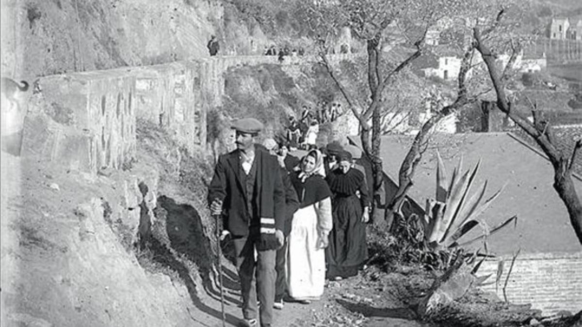 La fiesta de Sant Medir, en Collserola, en 1900.