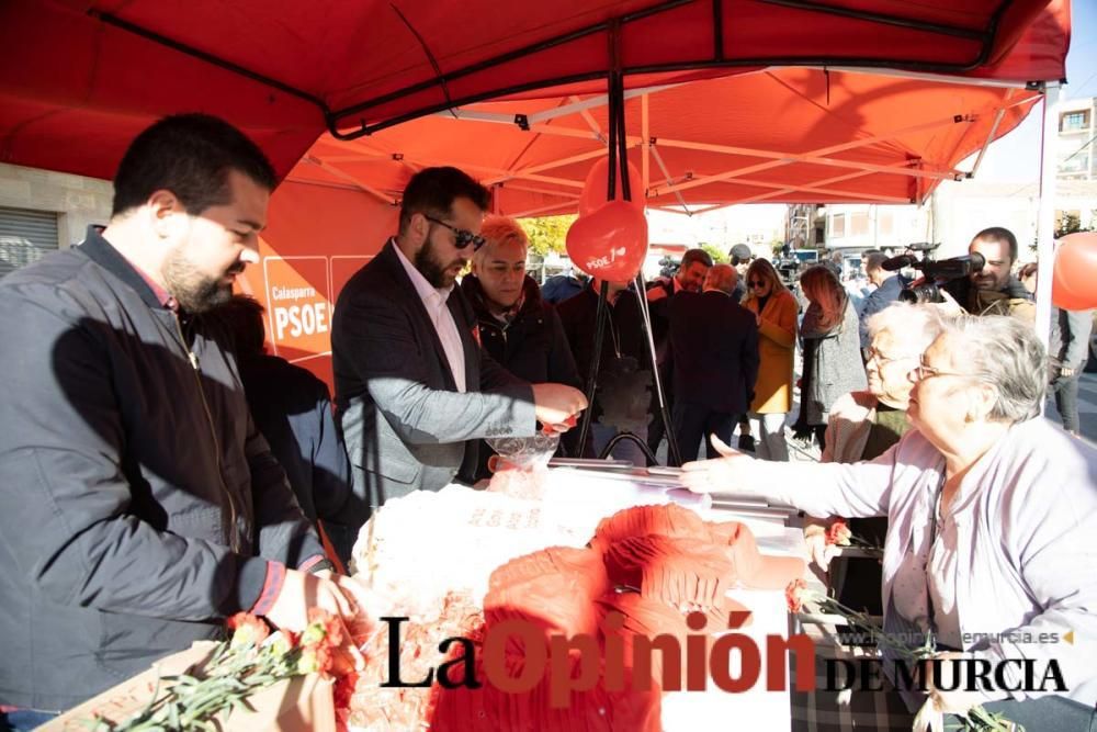 Joaquín López visita Calasparra junto al alcalde J