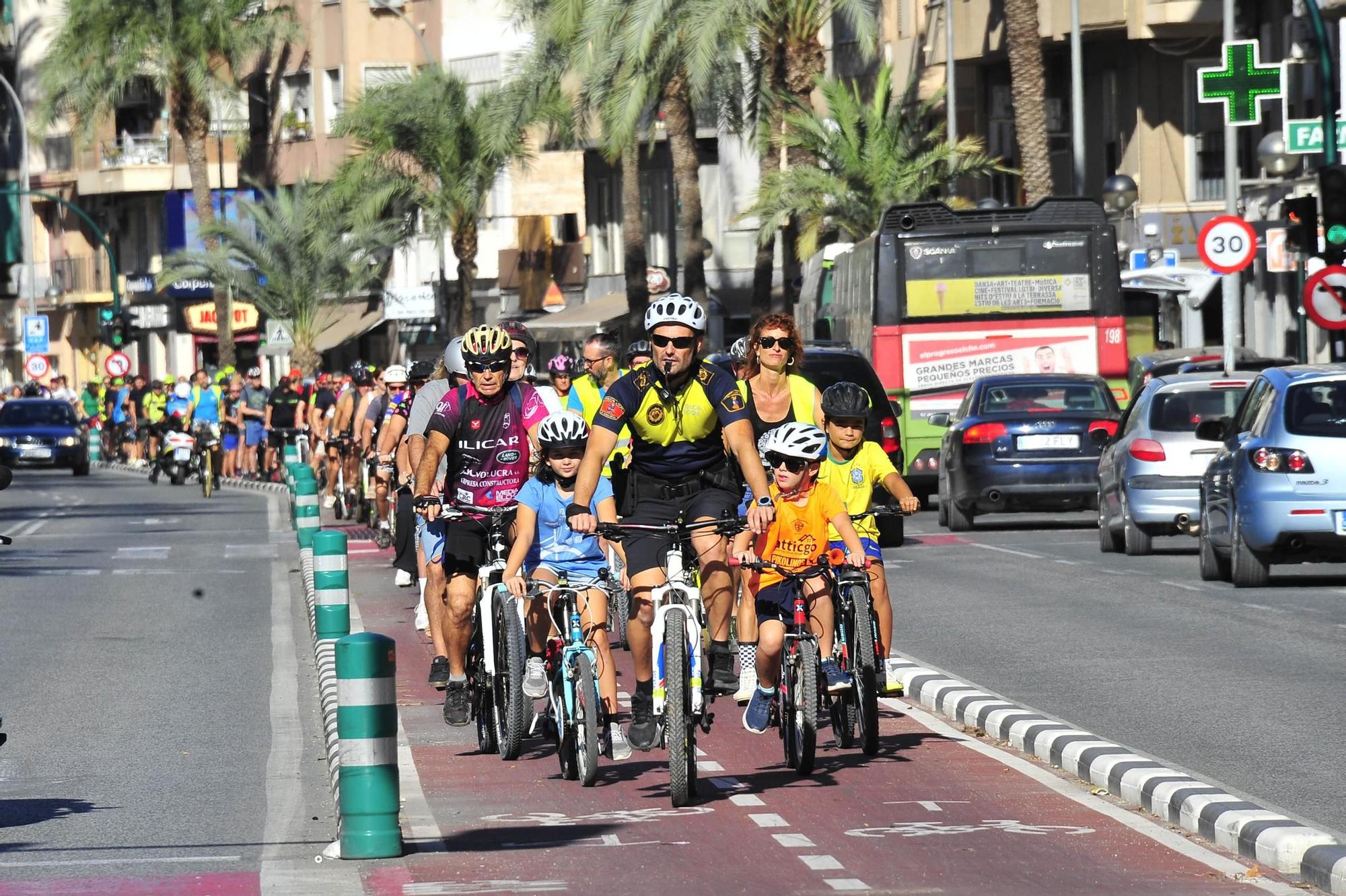 Segunda 'bicifestación' en Elche