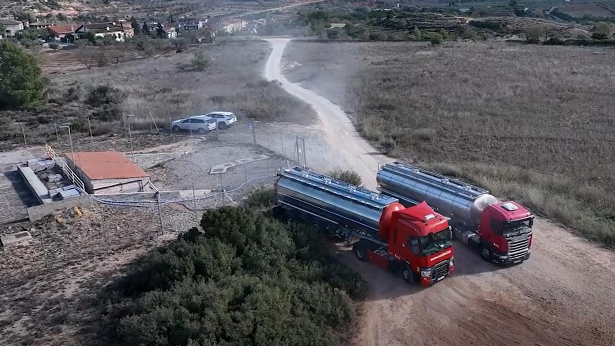 Camions cisterna per al transport d&#039;aigua