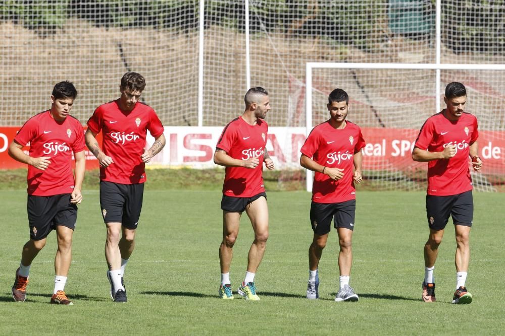 Entrenamiento del Sporting