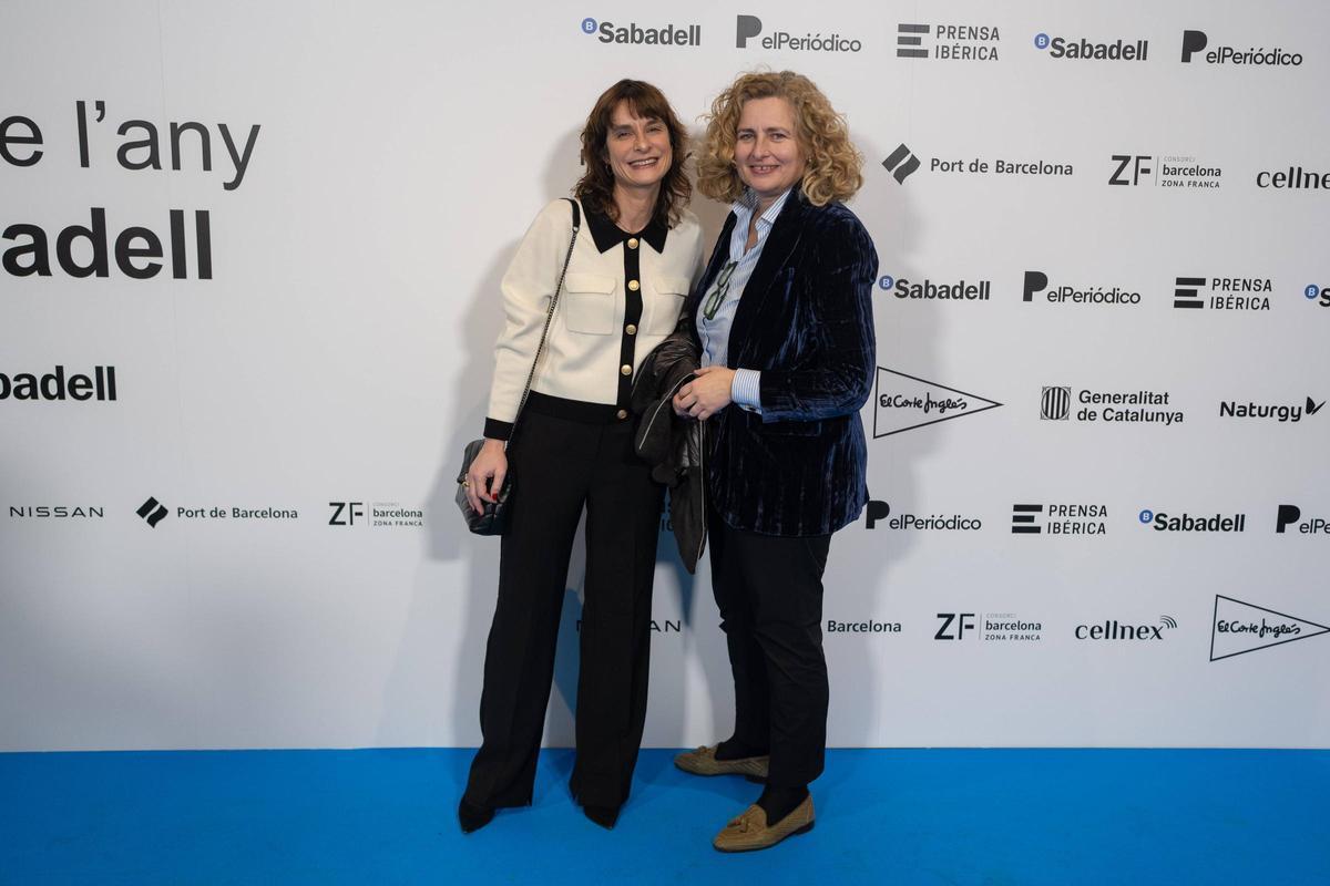 Anna Domènech, directora de marketing de El Periódico y Odilia Nebot, directora de comunicación de Rabat