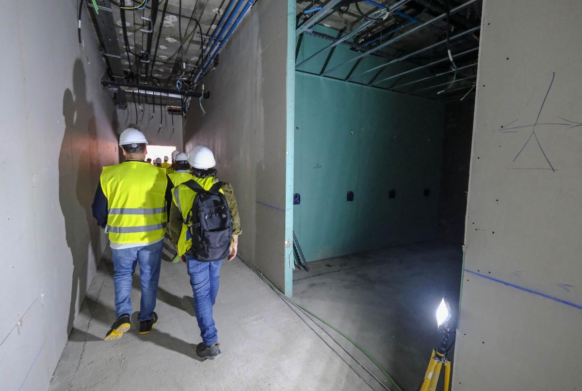 Obras en el Centro Insular de Deportes en Las Palmas de Gran Canaria