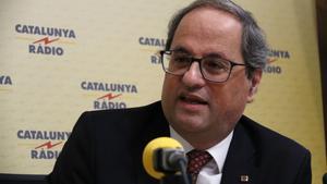 Quim Torra en Catalunya Ràdio.