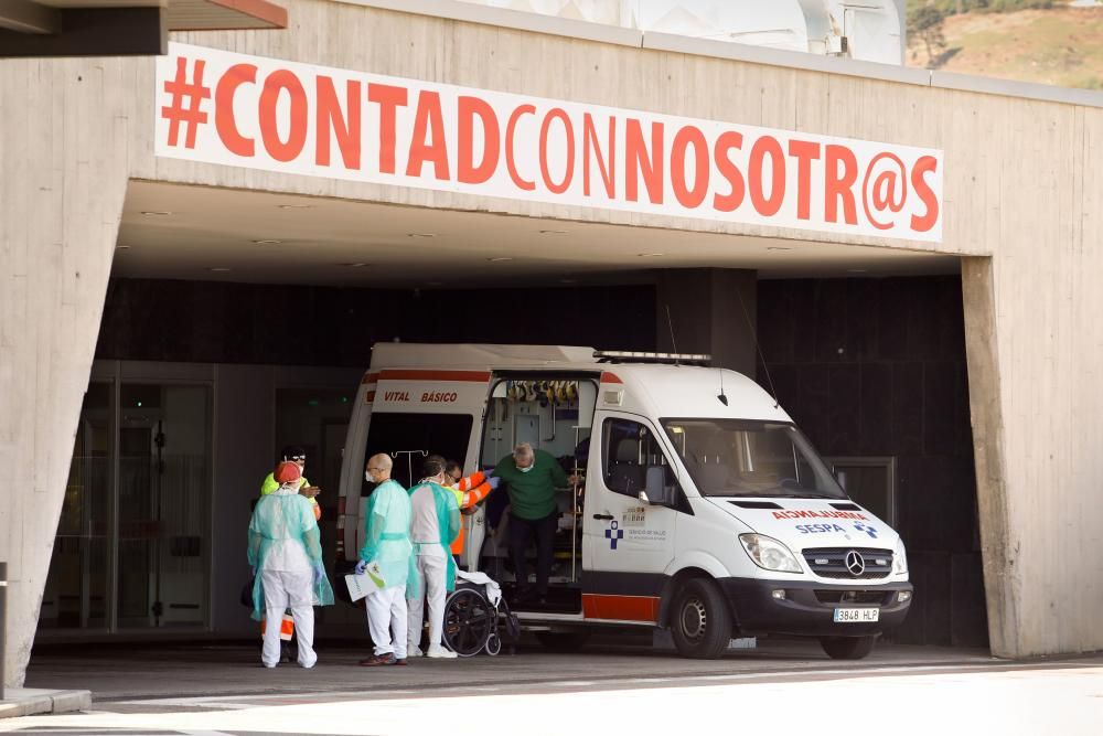 Así es el hospital de campaña del HUCA