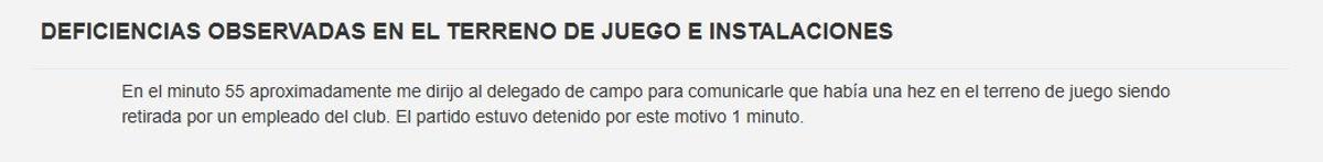 El acta del Alhama CF - Sevilla FC de la Liga F