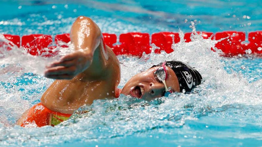 La nadadora ilicitana Ángela Martínez brilla con España en el Meeting de Rotterdam