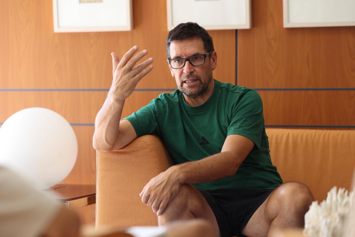 Alexandre Doury, presidente del Ibiza Rugby Club, atiende a Diario de Ibiza.