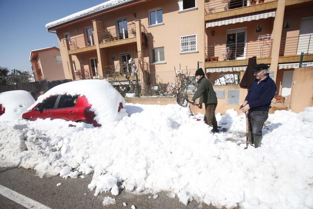 La nevada del març de 2010 a Girona