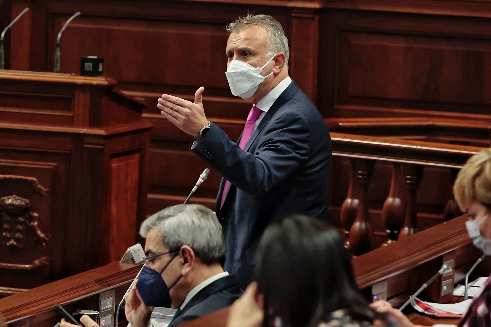 Pleno del Parlamento de Canarias (08/02/2022)