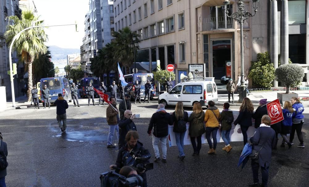 Huelga Pescanova en Vigo