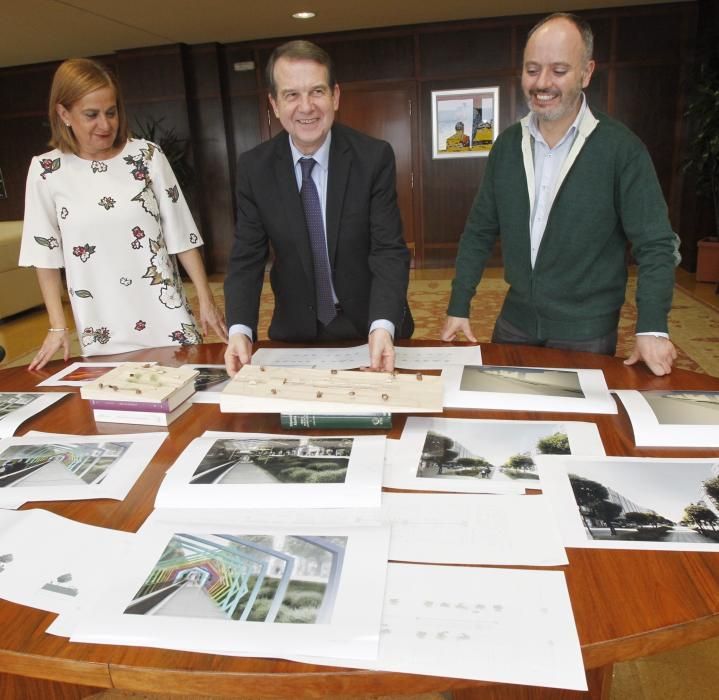 El Concello de Vigo elige una cubierta de color para las rampas de Gran Vía