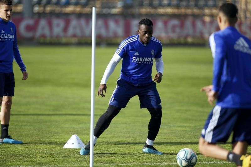 Entrenamiento del Real Zaragoza el 30 de enero