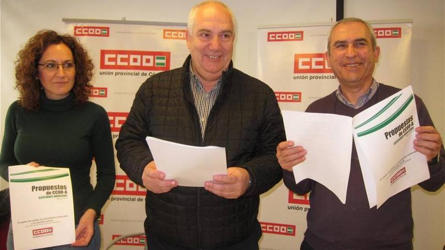 CCOO propone a los partidos 40 medidas, entre ellas la Ley de Renta Básica