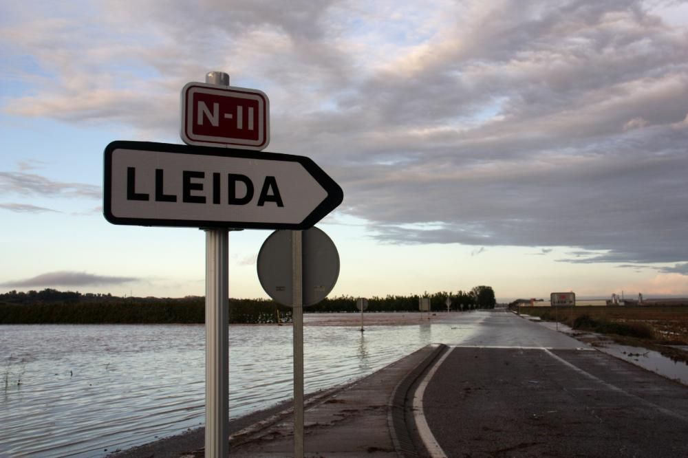 Pla general de l'afectació del temporal a la carre