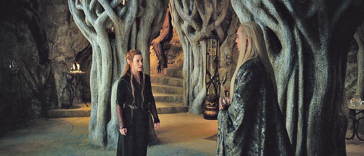 Escena de ´El Hobbit 3´, de Peter Jackson.
