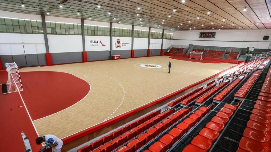 pabellón de madera cuatro años después del derrumbe de su grada