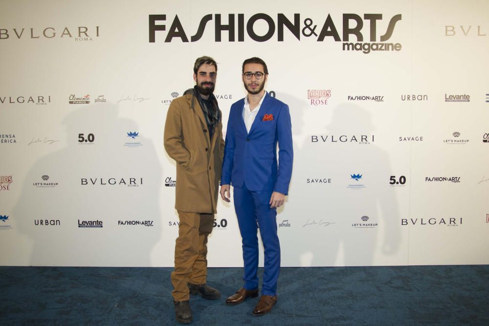 Gala de presentación de la revista Fashion & Arts Magazine en València.