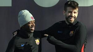 marcosl41394289 barcelona s defender gerard pique  r  jokes with barcelona s180102180019