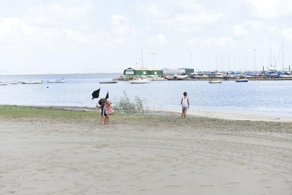 Protestas por el estado del Mar Menor en Los Nieto