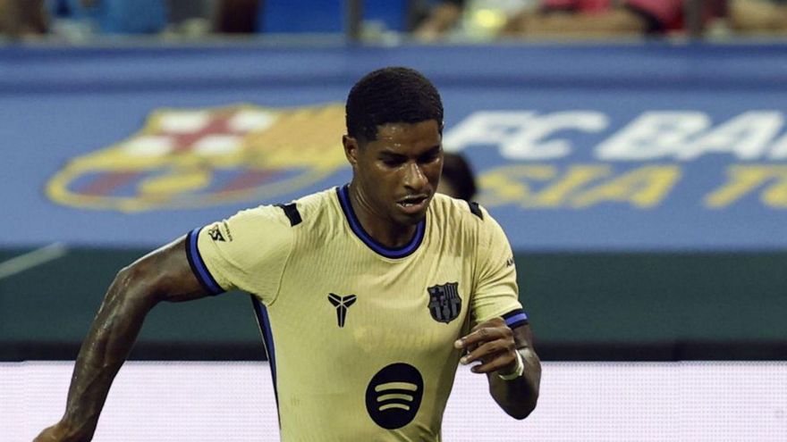 Rashford no se preocupa por su inscripción: «El Barça lo resolverá»
