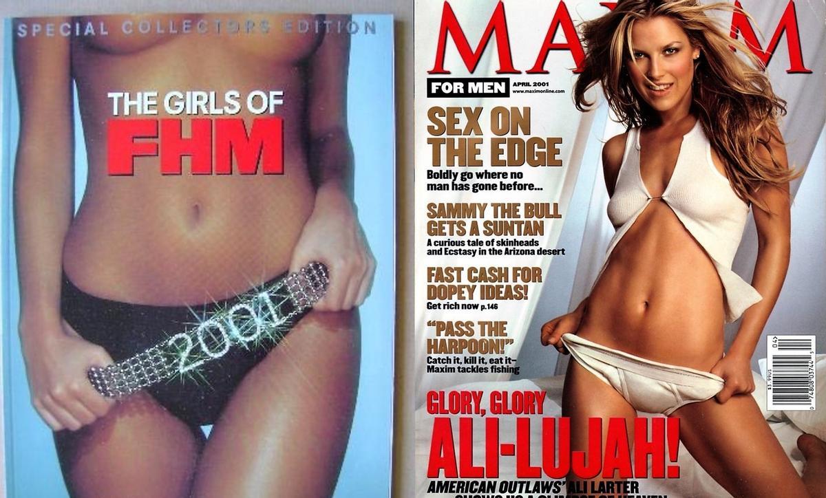 Ejemplares de las revistas 'FHM' y 'Maxim'.