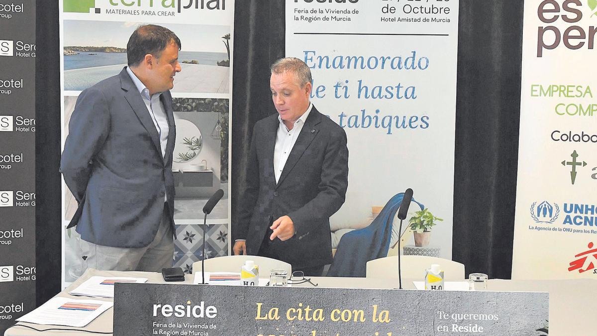 Ricardo Zamora y José Ramón Blázquez, en la presentación de la Feria Reside.