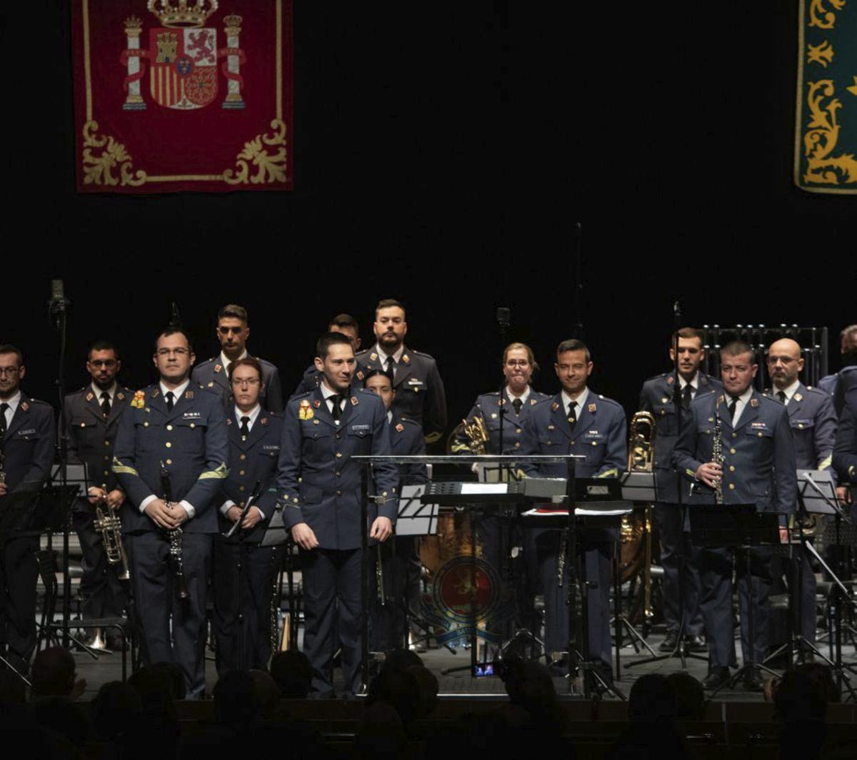 Un concierto de música militar en Zamora.